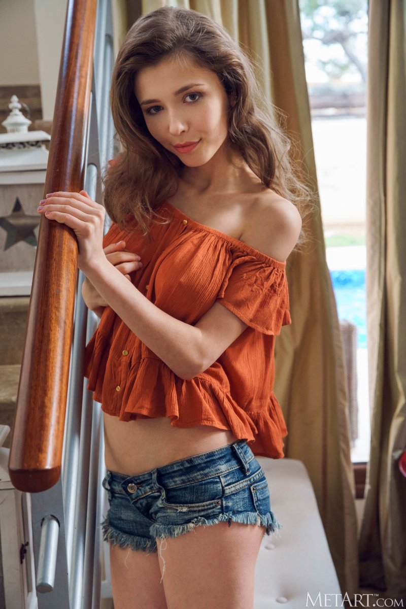 Big tits of cute skinny